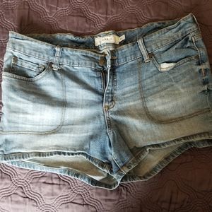 Torrid Light Wash Denim Shorts